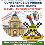« communiqué LA COLERE DES SANS TRAINS* »