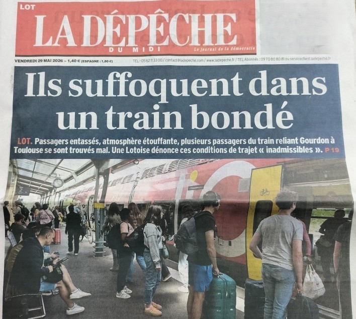 Les mésaventures d&rsquo;une passagère entre Gourdon et Toulouse